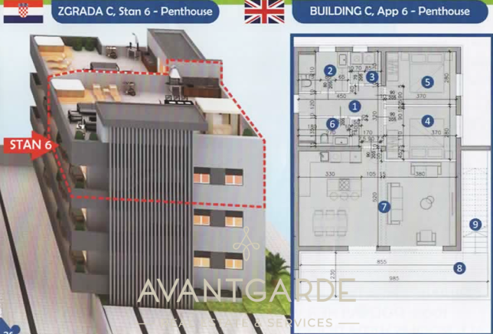 Image No.2-2 Bed Penthouse for sale