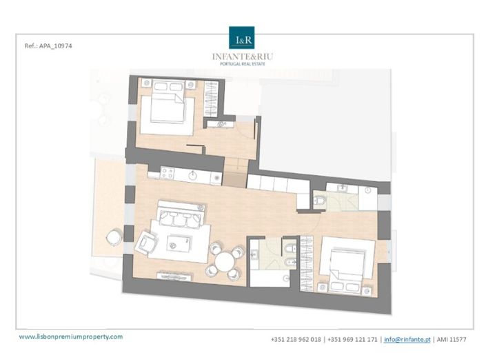 Image No.11-Appartement de 2 chambres à vendre à Lisbon