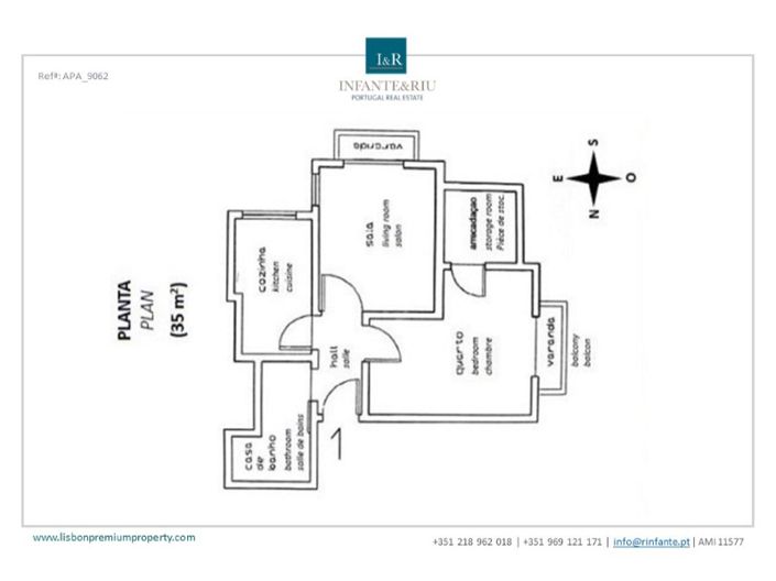 Image No.25-Appartement de 1 chambre à vendre à Lisbon