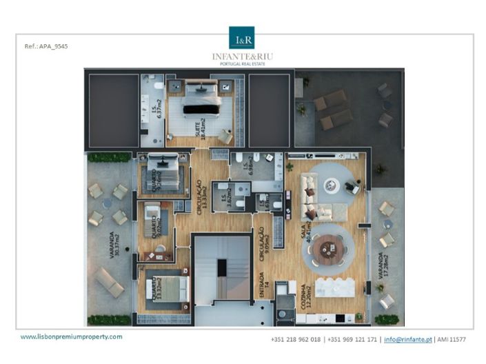 Image No.21-Appartement de 4 chambres à vendre à Lisbon