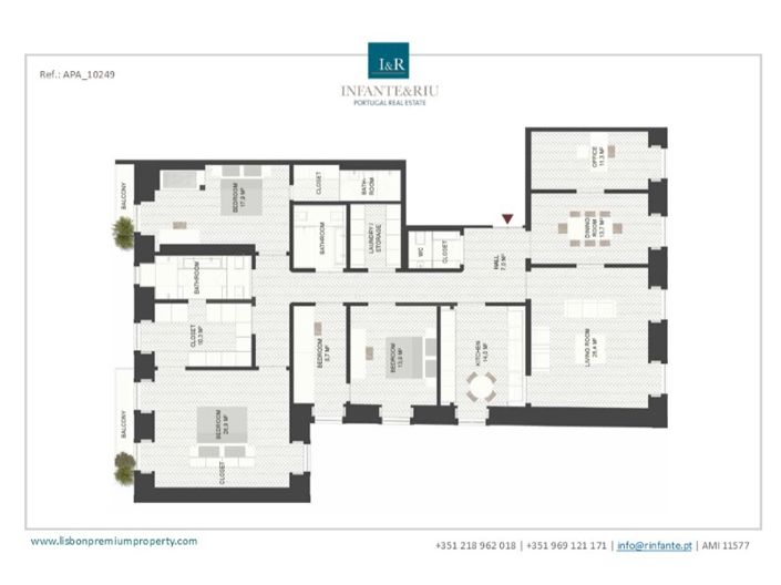 Image No.13-Appartement de 4 chambres à vendre à Lisbon