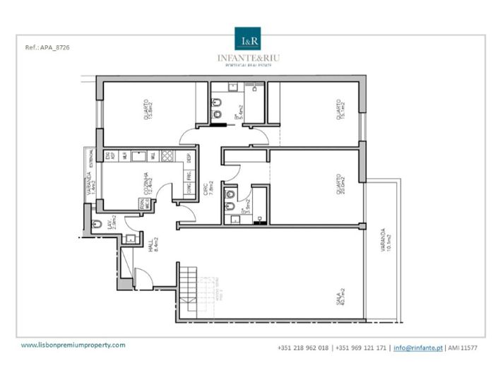 Image No.30-Appartement de 3 chambres à vendre à Cascais
