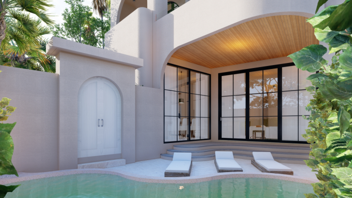 Image No.3-Maison / Villa de 2 chambres à vendre à Canggu