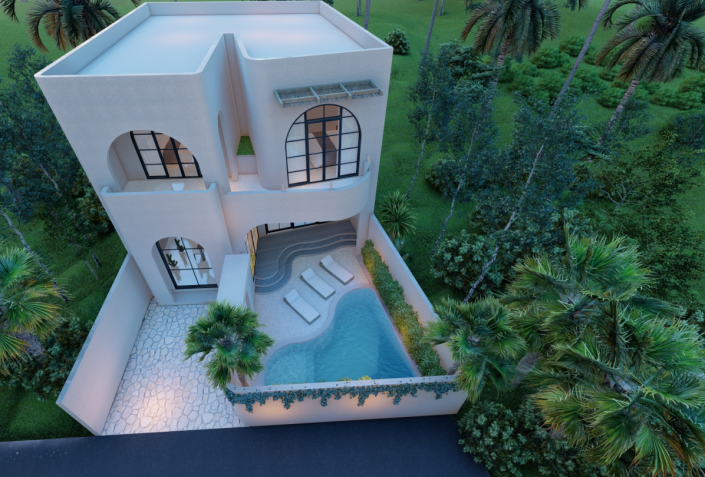 Image No.4-Maison / Villa de 2 chambres à vendre à Canggu